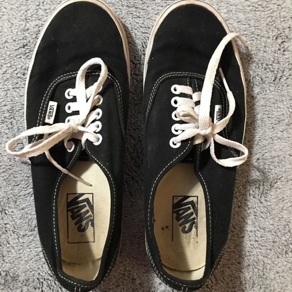 black and white tie vans